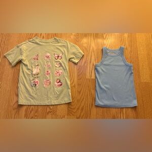 Cat & Jack girls tops (size - 6/7)
